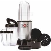 Nutri Bullet Blender | Brushed Steel | Chopping, blending, mixing, whipping, grinding, ice crushing | Cups, Lids, Attachments