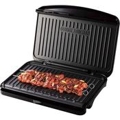 George Foreman Large Fit Health Grill with Non-Stick Plates | Black