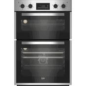 Beko 113 Litre Built-In Electric Double Oven | Stainless Steel