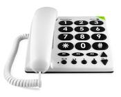 Doro PhoneEasy 311c Big Button Landline Phone | White image