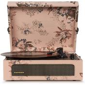 Crosley Voyager 3-Speed Portable Turntable with Bluetooth and Built-In Speakers | Floral image