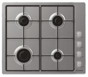 Candy 60cm 4 Zone Gas Hob | Stainless Steel