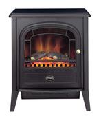 Dimplex Club Electric Stove | Black | 2kW Heat Settings | Flame Effect | Log Effect