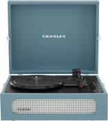 Crosley Voyager Vintage Portable Turntable with Bluetooth and Built-In Speakers | Washed Blue image