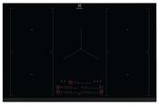 Electrolux 5 Zone Induction Hob 80cm Black with Digital Display, Touch Controls, Hob2Hood