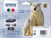 Epson 26XL Polar Bear Claria Premium Ink Cartridges | 4 Pack image