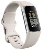 Fitbit Charge 6 Fitness Tracker | Porcelain &amp; Silver image