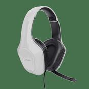 Trust GXT 415 Zirox Wired Gaming Headset | White image