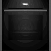 Neff N70 Electric Oven Graphite Slide & Hide Pyrolytic Cleaning Home Connect Touchscreen 71 litres