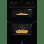 Electrolux Double Oven Black with Fan and Display