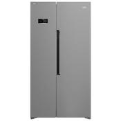 Beko 90cm Freestanding American Style Fridge Freezer | Stainless Steel