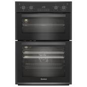 Blomberg 60cm Built-In Double Oven | Black Steel image