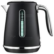 Sage Soft Top Luxe Kettle Black Truffle 1.7L Brushed Stainless Steel Cordless BPA Free with Water Level Indicator, Handle, Spout