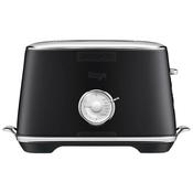 Sage Toast Select Luxe 2-Slice Toaster | Black | 6 Bread Settings | Brushed Stainless Steel