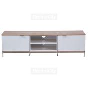Alphason Chaplin 160cm TV Cabinet | Oak &amp; White