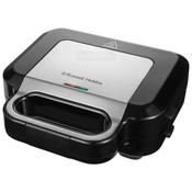 Russell Hobbs Sandwich Maker & Grill with Black and Silver Finish