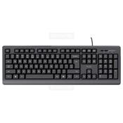 Trust Primo Full Size Wired Keyboard - Black, Spill Resistant, Silent, 1.8 Meter Cable