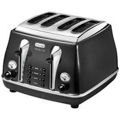De'Longhi Icona Micalite 4 Slice 1800W Toaster | Black
