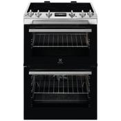 Electrolux 60cm Electric Cooker | Stainless Steel, Black | 4 Burners
