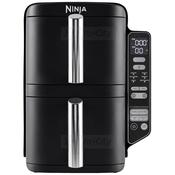Ninja Double Stack 7.6 Litre Dual Drawer Air Fryer | Black image