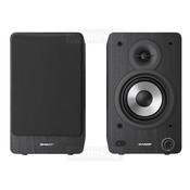 Sharp 60W Bluetooth Bookshelf Speakers | Black image