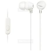 Sony MDR-EX15AP In-Ear Wired Headphones with Microphone | White image