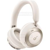Soundcore Space One Pro Over Ear Noise Cancelling Headphones | Cream White image