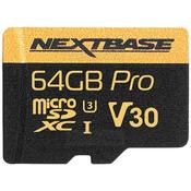 Nextbase 64GB U3 microSDXC Card with Adapter for Dash Cams - High Speed Storage