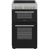 Belling 50cm Freestanding Electric Cooker | Silver image
