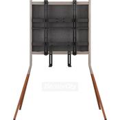 One For All Falcon Universal 32 - 70 Inch TV Stand with Soundbar Holder | Walnut &amp; Gun Metal Grey