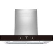 Belling 60cm Chimney Hood - Stainless Steel, Black