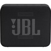 JBL Go Essential 2 Black Portable Bluetooth Speaker with JBL Logo