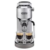 Delonghi Dedica Duo Espresso Coffee Machine with Cold Brew & Advanced Milk Steam Wand | Stainless Steel | 15cm Wide | 15-bar Pump Pressure