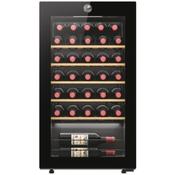 Hoover H-Wine 500 Freestanding 34 Bottle Wine Cooler | Black image