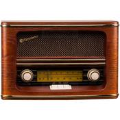Roadstar Retro FM/MW Radio | Wood-Grain Finish image