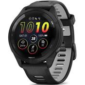 Garmin Forerunner 265 Black Smartwatch with Silicone Band, 1.3" Display, Touchscreen, GPS, Music