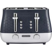 Morphy Richards Cassini 4 Slice Toaster | Outer Space Blue image