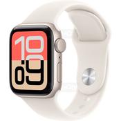 Apple Watch SE 3 GPS 40mm Smartwatch | Starlight Aluminium with M/L Starlight Sport Band image