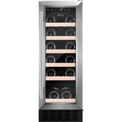 CDA 30cm Freestanding 19 Bottle Wine Cooler | Stainless Steel image