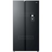 Hoover H-Fridge 500 Maxi 90cm Freestanding American Fridge Freezer | Slate Black image