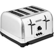 Morphy Richards Venture Retro 4 Slice Toaster | Silver image