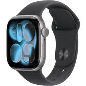 Apple Watch Series 11 GPS 46mm Smartwatch | Space Grey Aluminium with M/L Black Sport Band image
