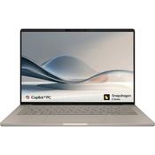 ASUS ZenBook A14 14 Inch HD+ OLED Copilot+ Laptop | Snapdragon X1, 16GB RAM, 1TB SSD | Beige image