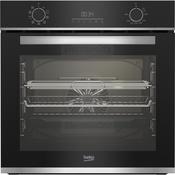 Beko 72 Litre Built-In Multi-Function Single Oven with AeroPerfect and AirFry | Stainless Steel image