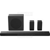 Hisense 5.1.4 Channel 600W Dolby Atmos Soundbar with Wireless Subwoofer | Black image