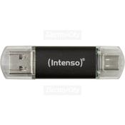 Intenso Twist Line 256GB USB 3.2 Dual Connector Flash Drive | Anthracite image