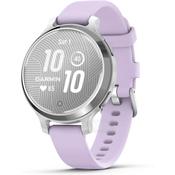 Garmin Lily 2 Active Smartwatch with Built-In GPS | Silver with Purple Jasmine image