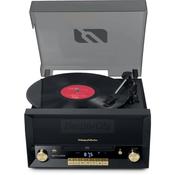 Muse CD Micro System with Turntable &amp; FM Radio | Black image