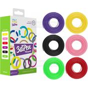 myFirst 3dPen Artist PLA Filament Refill Pack 6 Colours | Warm Colours image