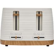 Morphy Richards Clay 4 Slice Toaster | White China image